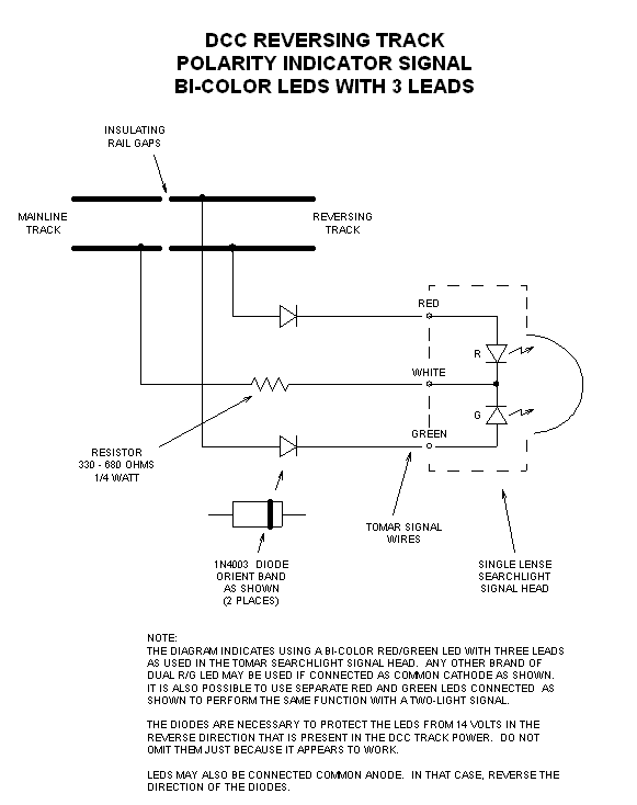 Signal Reverse Track 3 lead